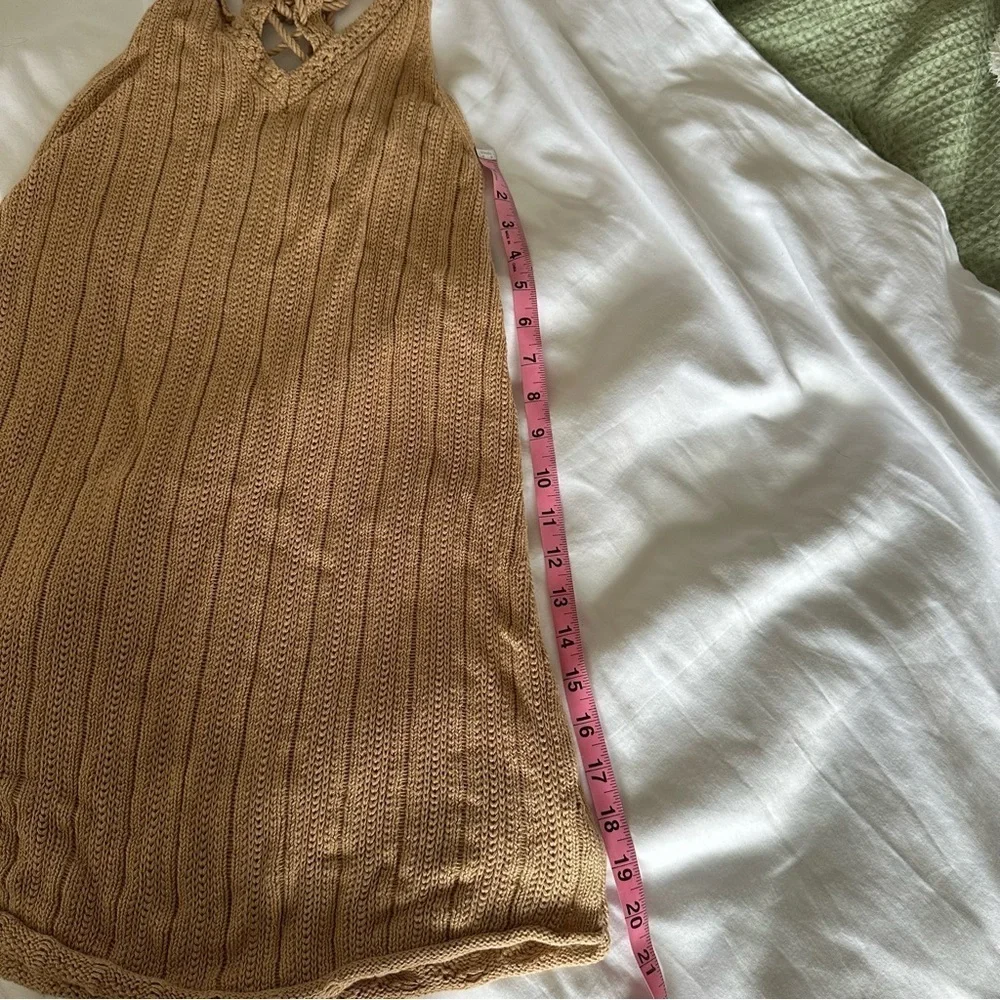 Tan Knit Dress - Picture 3 of 7